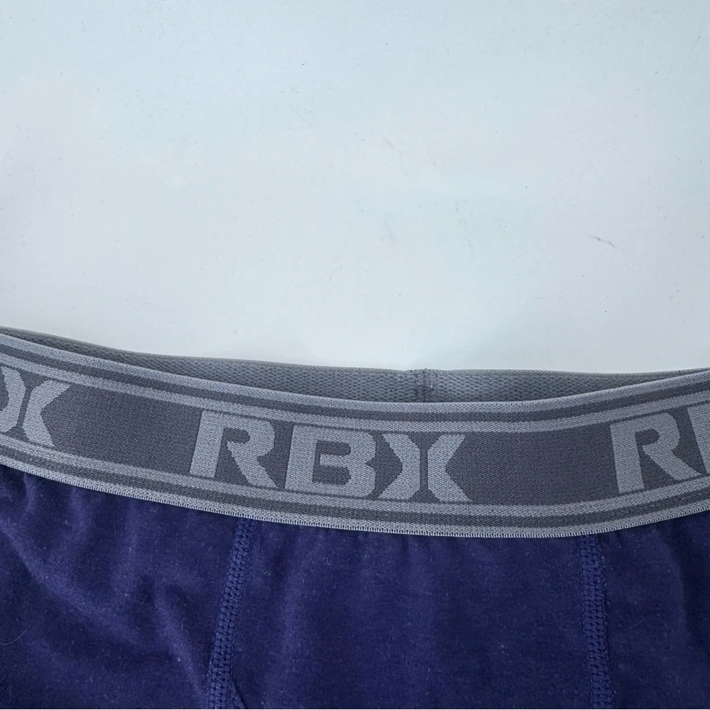 RBX Dark Blue Boxer Briefs‎ with Gray Waistband
